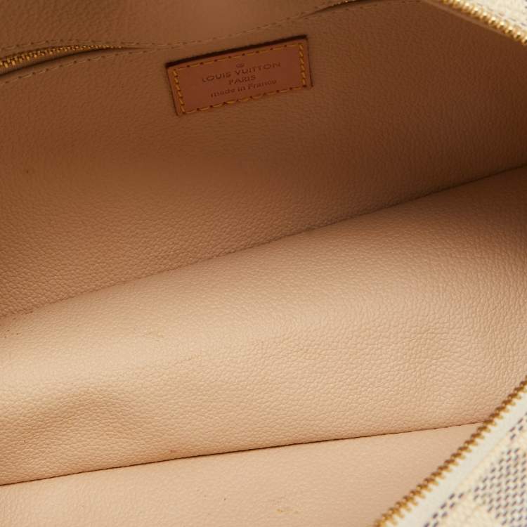 Pre Owned Louis Vuitton Damier Azur Canvas Trousse Toilette 25 Pouch