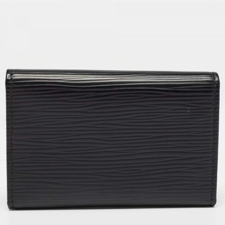 Pre Owned Louis Vuitton Black Epi Leather Multicles 6 Key Holder