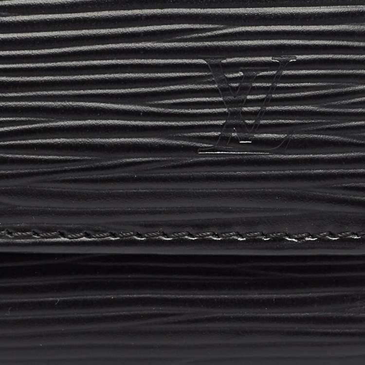 Pre Owned Louis Vuitton Black Epi Leather Multicles 6 Key Holder