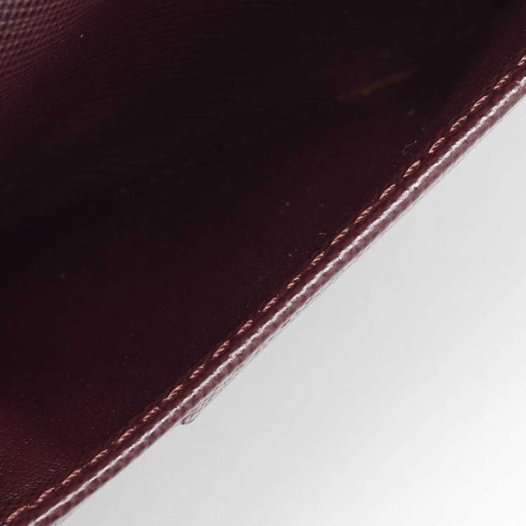 Pre Owned Louis Vuitton Cherry Mini Lin Canvas Small Ring Agenda PM Cover