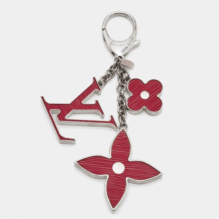 Pre Owned Louis Vuitton Fleur De Epi Resin Silver Tone Bag Charm