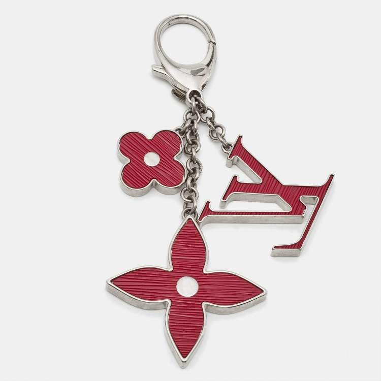 Pre Owned Louis Vuitton Fleur De Epi Resin Silver Tone Bag Charm