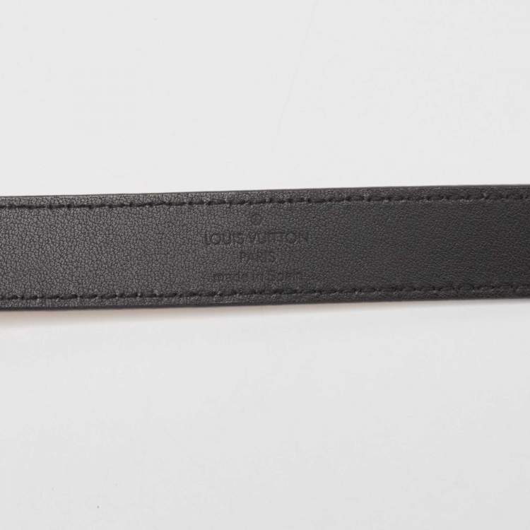 Pre Owned Louis Vuitton Beige Patent Leather Waist Belt 75CM