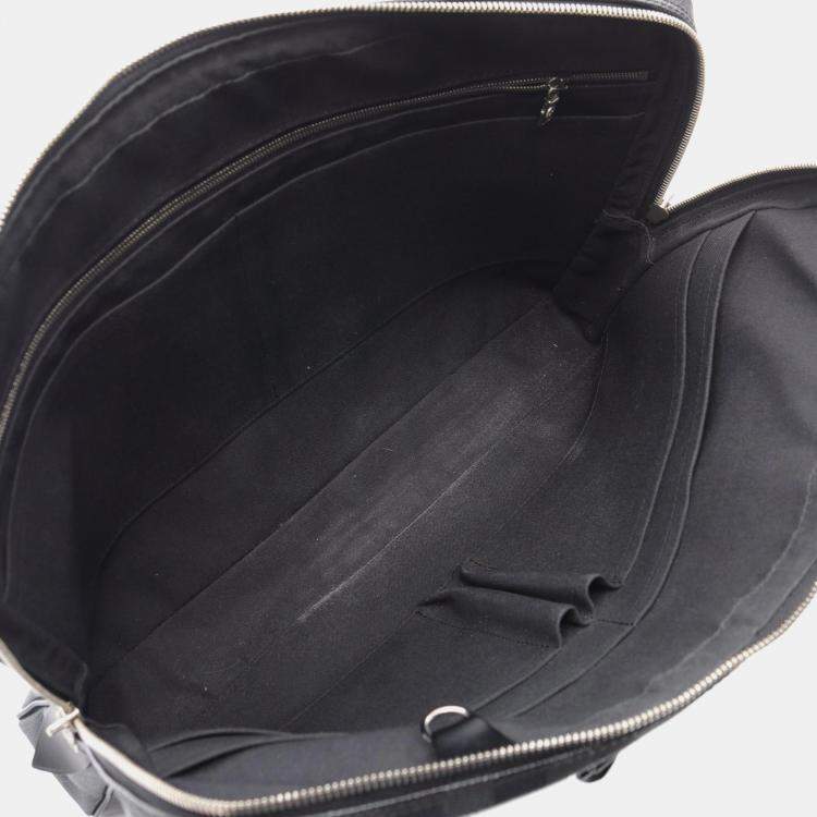 Pre Owned Louis Vuitton Black Damier Graphite Porte Documents Voyage PM
