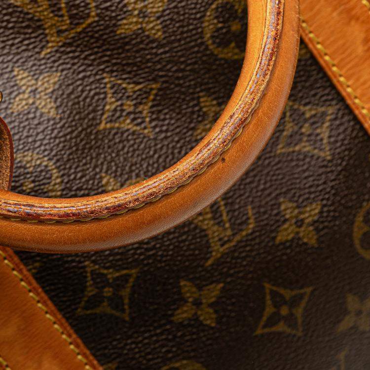 Pre Owned Louis Vuitton Brown Monogram Keepall Bandouliere 55
