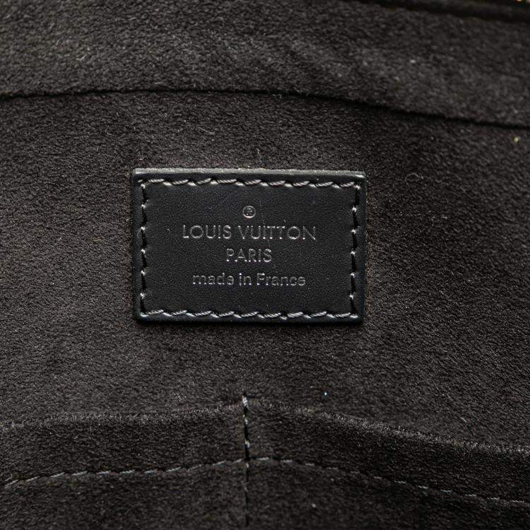 Pre Owned Louis Vuitton Black Epi Brooks Bag