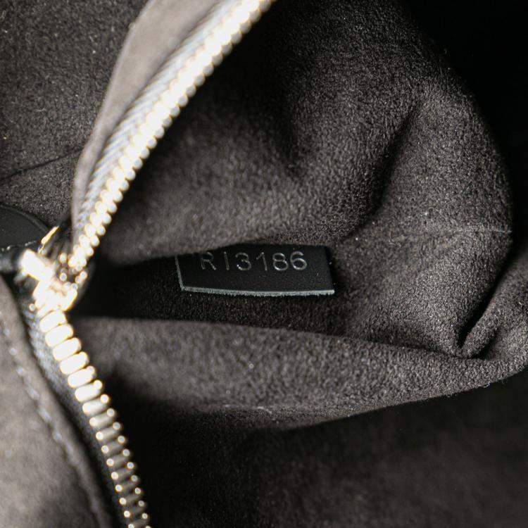 Pre Owned Louis Vuitton Black Epi Brooks Bag