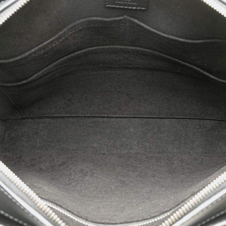 Pre Owned Louis Vuitton Black Epi Brooks Bag