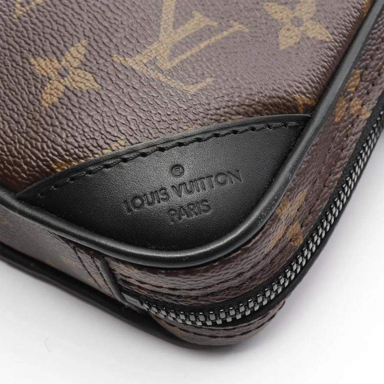Pre Owned Louis Vuitton Utility Brown Monogram Solar Ray Canvas Men’s Waist Bag