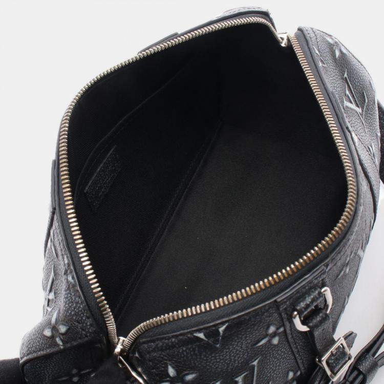 Pre Owned Louis Vuitton City Keepall Monogram Gray Leather Men’s Shoulder Bag