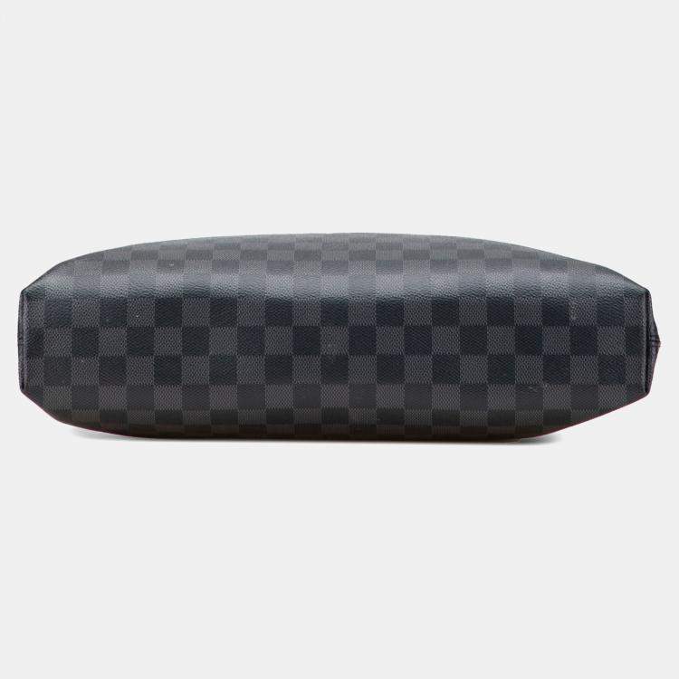 Pre Owned Louis Vuitton Black Damier Graphite Porte Documents Jour