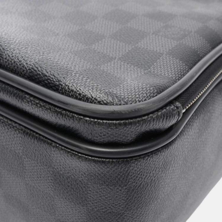 Pre Owned Louis Vuitton Black Damier Graphite Icare