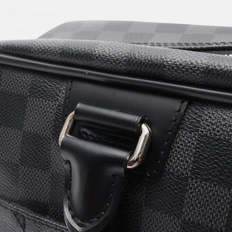 Pre Owned Louis Vuitton Black Damier Graphite Icare