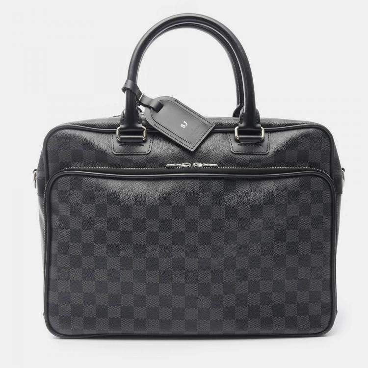 Pre Owned Louis Vuitton Black Damier Graphite Icare