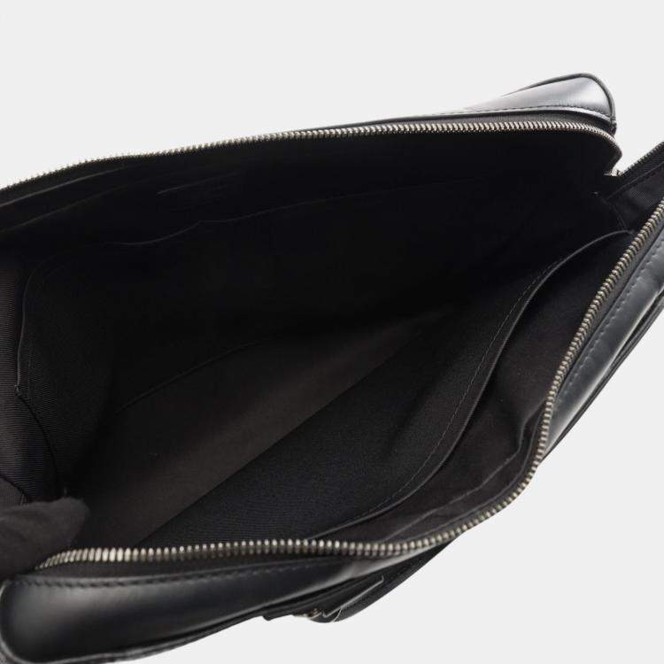 Pre Owned Louis Vuitton Black Monogram Eclipse Odyssey Briefcase