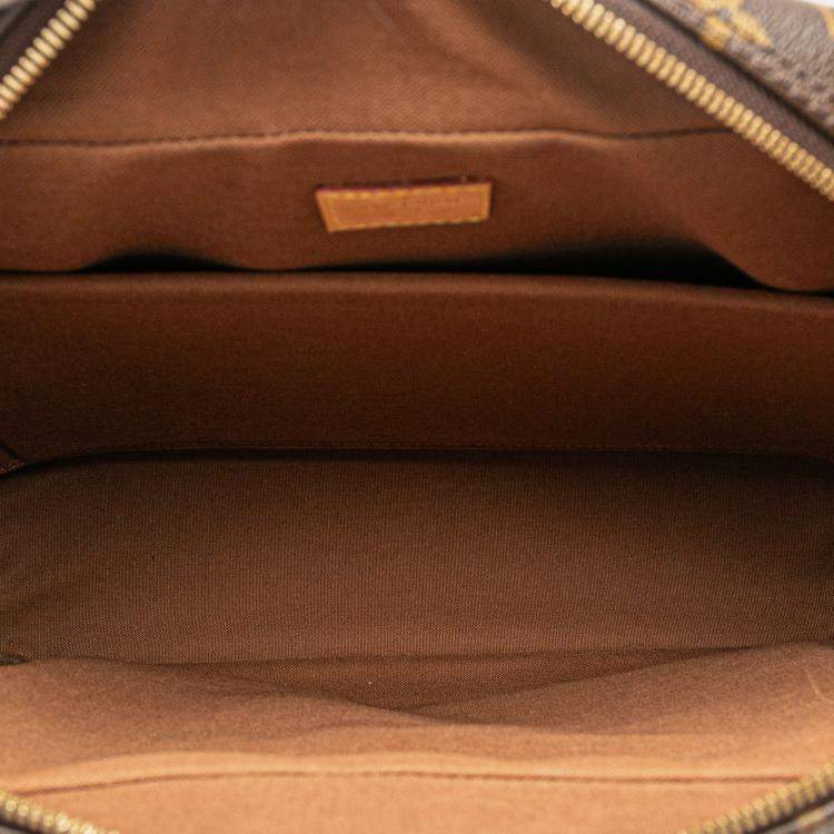 Pre Owned Louis Vuitton Brown Monogram Icare