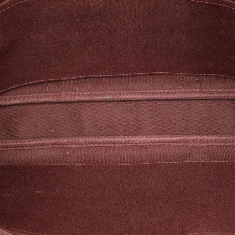 Pre Owned Louis Vuitton Brown Monogram Macassar Porte Documents Voyage