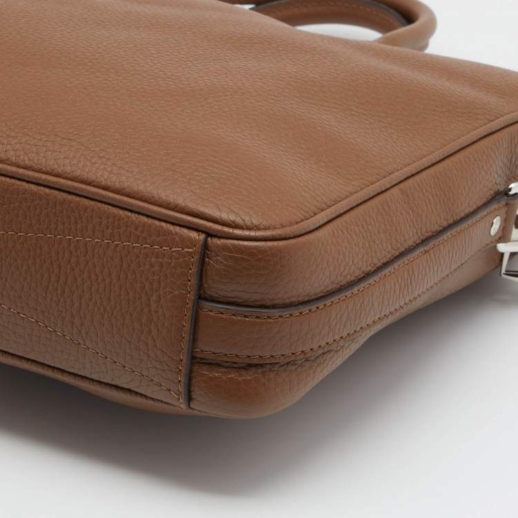 Pre Owned Louis Vuitton Havane Taurillon Leather Armand Briefcase Bag