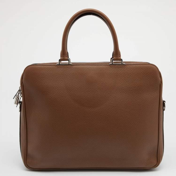 Pre Owned Louis Vuitton Havane Taurillon Leather Armand Briefcase Bag