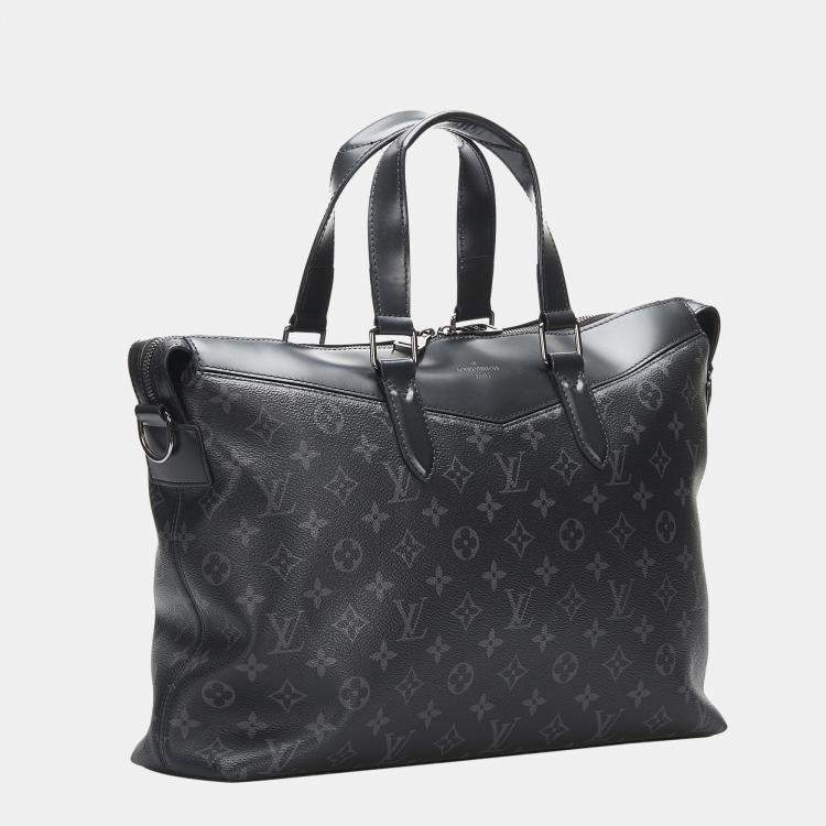 Louis Vuitton Briefcase Explorer Grey Monogram Eclipse