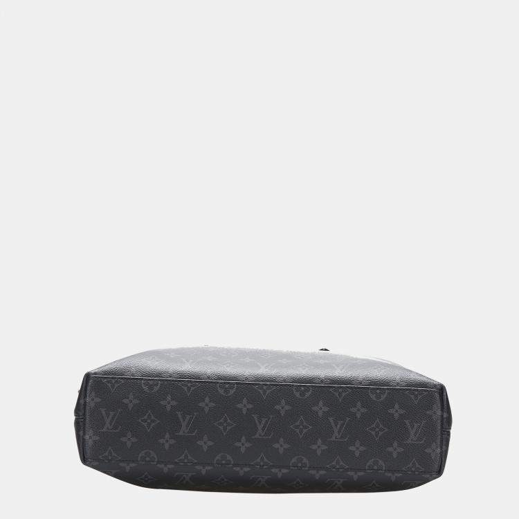 Pre Owned Louis Vuitton Black Monogram Eclipse Explorer