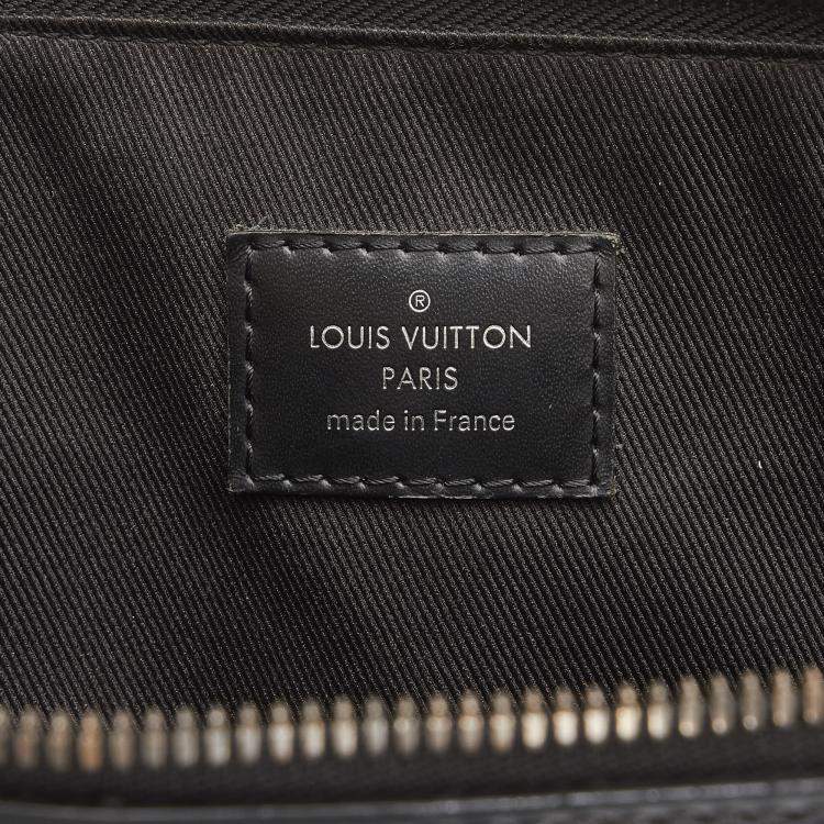 Pre Owned Louis Vuitton Black Monogram Eclipse Explorer