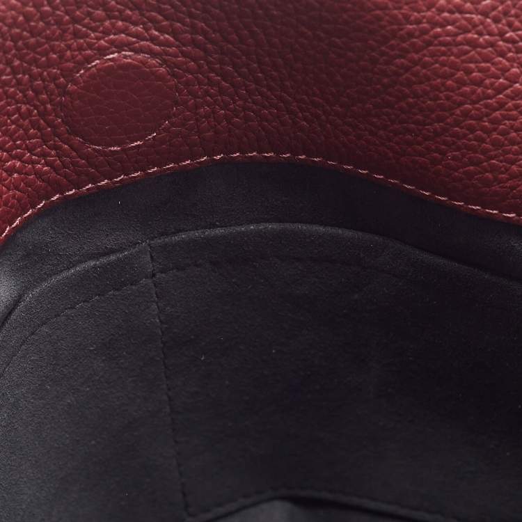 Pre Owned Louis Vuitton Burgundy Taurillon Leather Armand Briefcase Bag