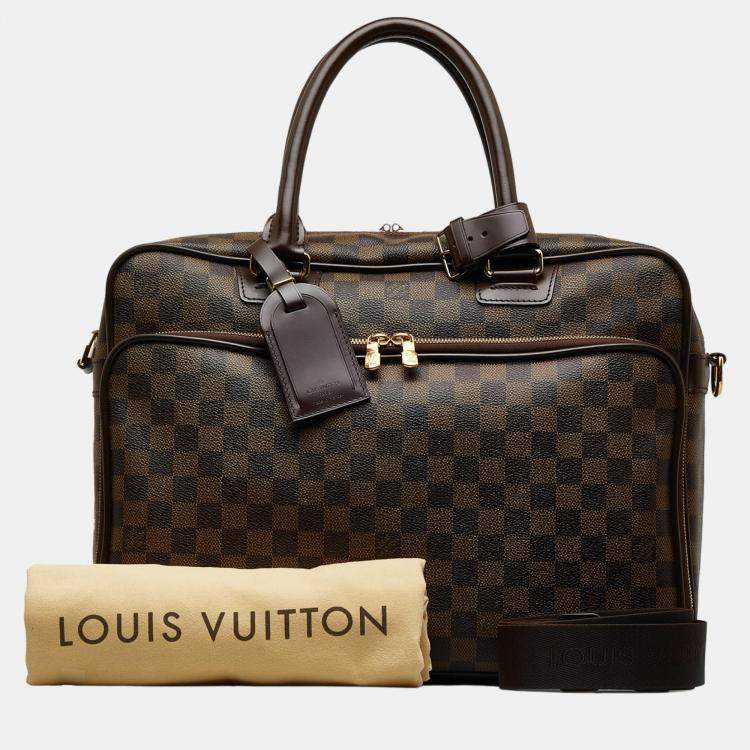 Pre Owned Louis Vuitton Brown Damier Ebene Icare 