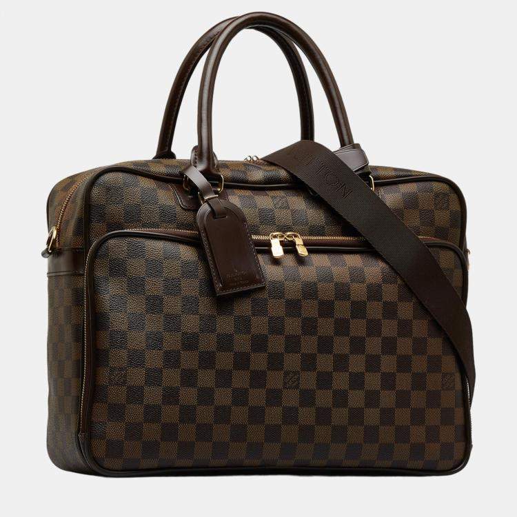 Pre Owned Louis Vuitton Brown Damier Ebene Icare 