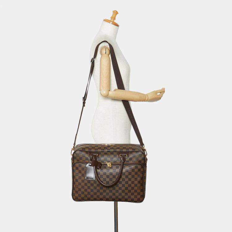 Pre Owned Louis Vuitton Brown Damier Ebene Icare 
