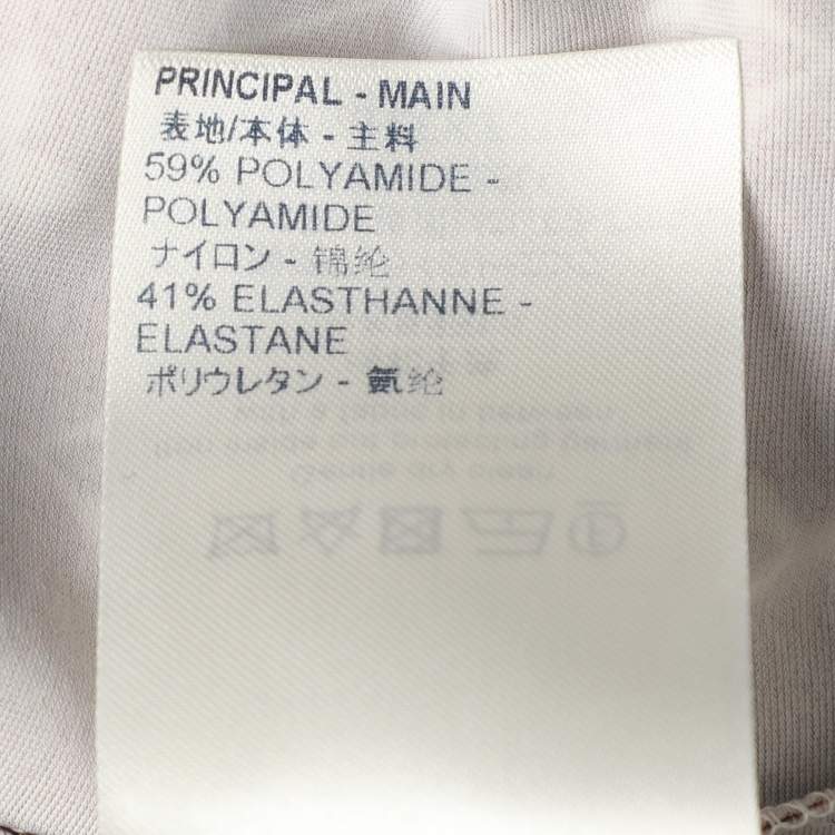 Pre Owned Louis Vuitton Brown Monogram Print Jersey Top S