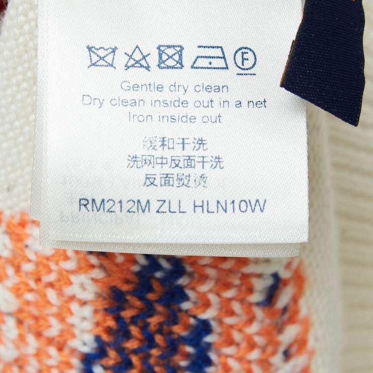 Pre Owned  Louis Vuitton x NBA Letters Intarsia Knit Crewneck Sweater S
