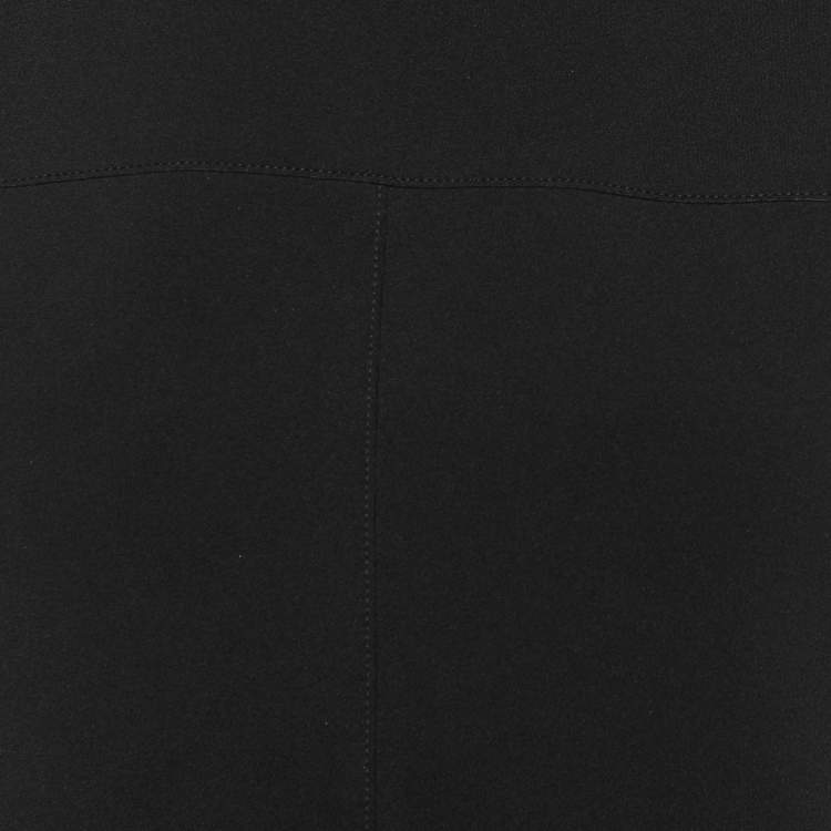 Pre Owned Louis Vuitton Black Jersey Peplum Top S