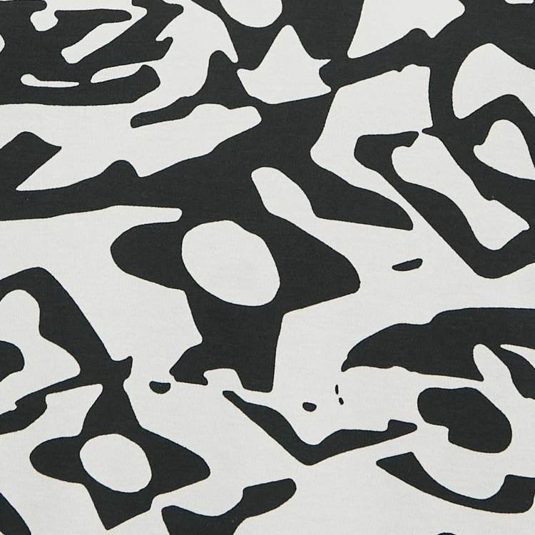 Pre Owned Louis Vuitton X Urs Fischer Grey Printed Jersey T-Shirt S