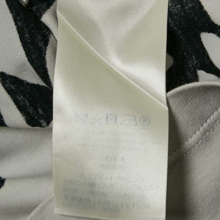 Pre Owned Louis Vuitton X Urs Fischer Grey Printed Jersey T-Shirt S