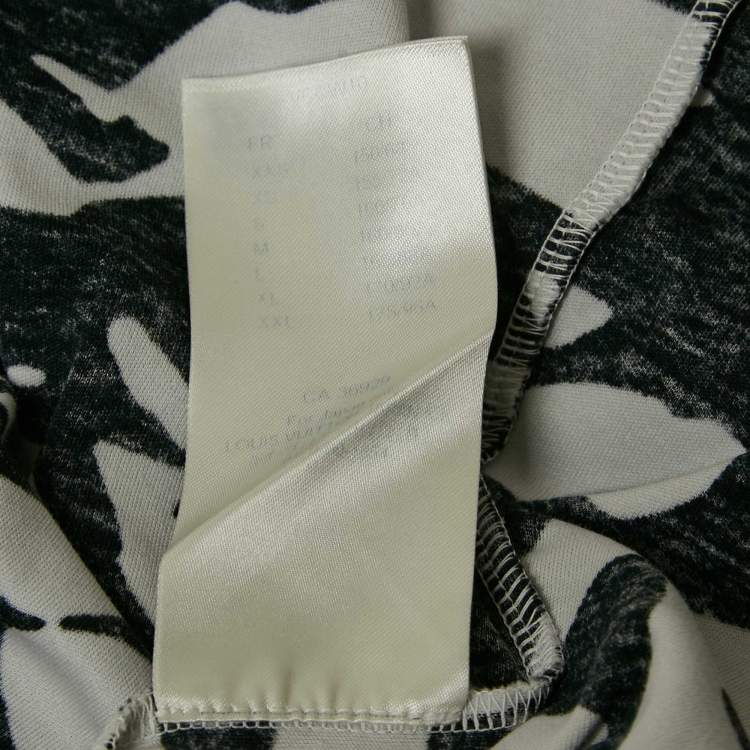 Pre Owned Louis Vuitton X Urs Fischer Grey Printed Jersey T-Shirt S