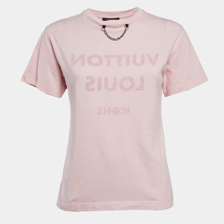 ルイヴィトン チェーン付き ロゴTシャツ XS ピンク ルイヴィトン チェーン付き ロゴTシャツ XS ピンク - メルカリ