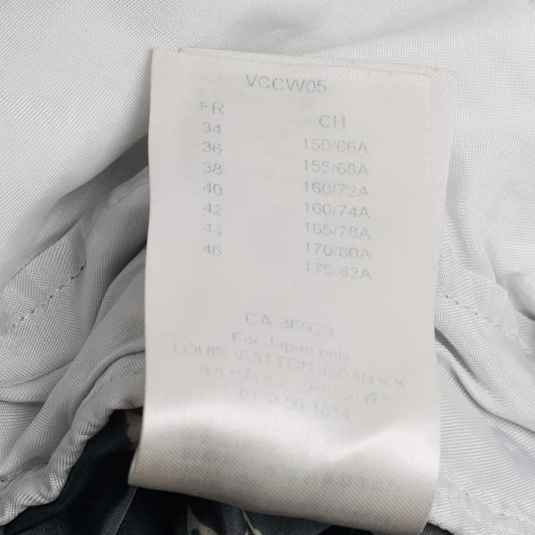 Pre Owned Louis Vuitton Black Stencil Effect Monogram Print Nylon Shorts M