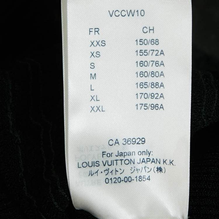 Pre Owned Louis Vuitton Black Sequin Embellished Knit Sleeveless Top M