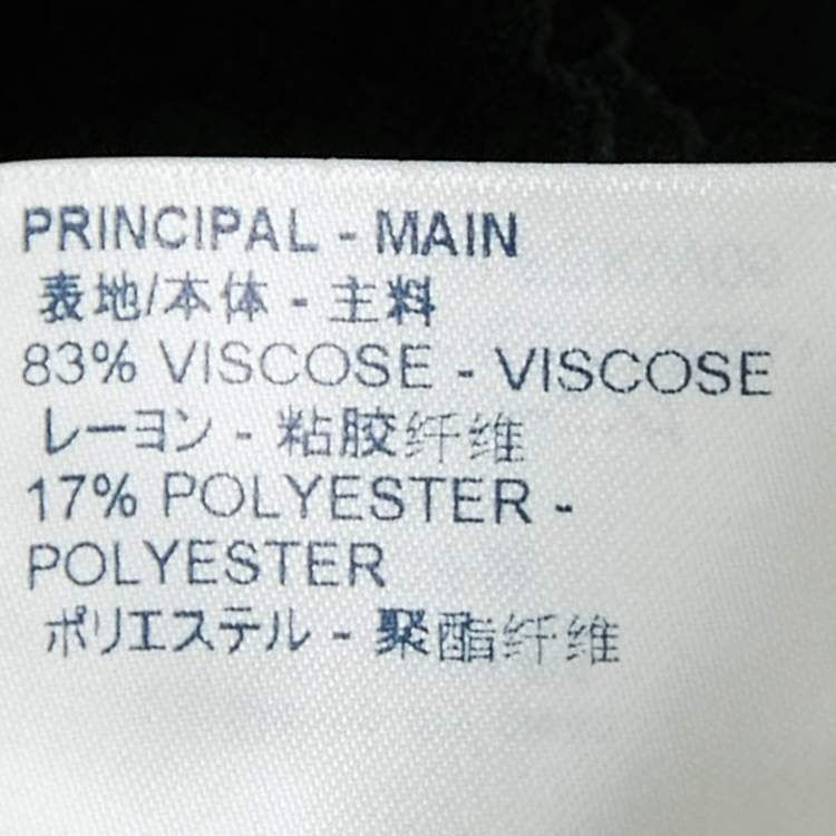 Pre Owned Louis Vuitton Black Sequin Embellished Knit Sleeveless Top M