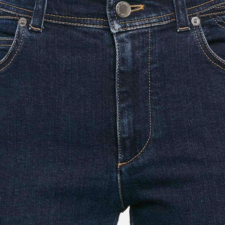 Pre Owned Louis Vuitton Blue Denim Jeans M Waist 30"