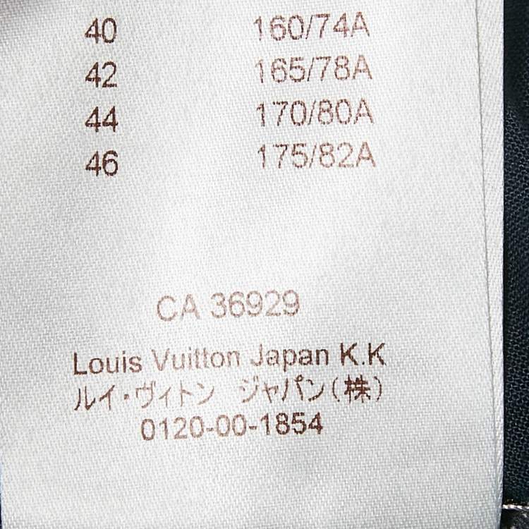 Pre Owned Louis Vuitton Blue Denim Jeans M Waist 30"