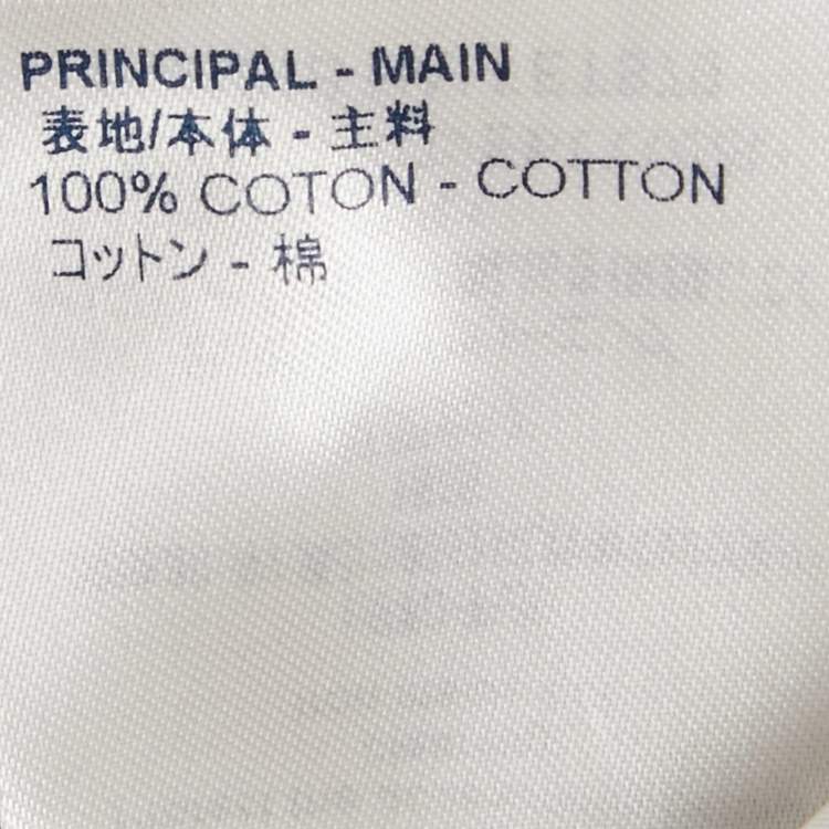 Pre Owned Louis Vuitton Black/Red Logo Checkered Jersey Cap Sleeve Top M