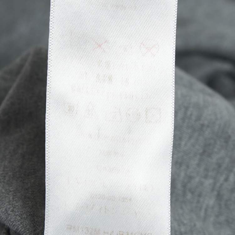 مملوكة مسبقًا Louis Vuitton Grey Jersey Damier Pocket Polo T-Shirt M