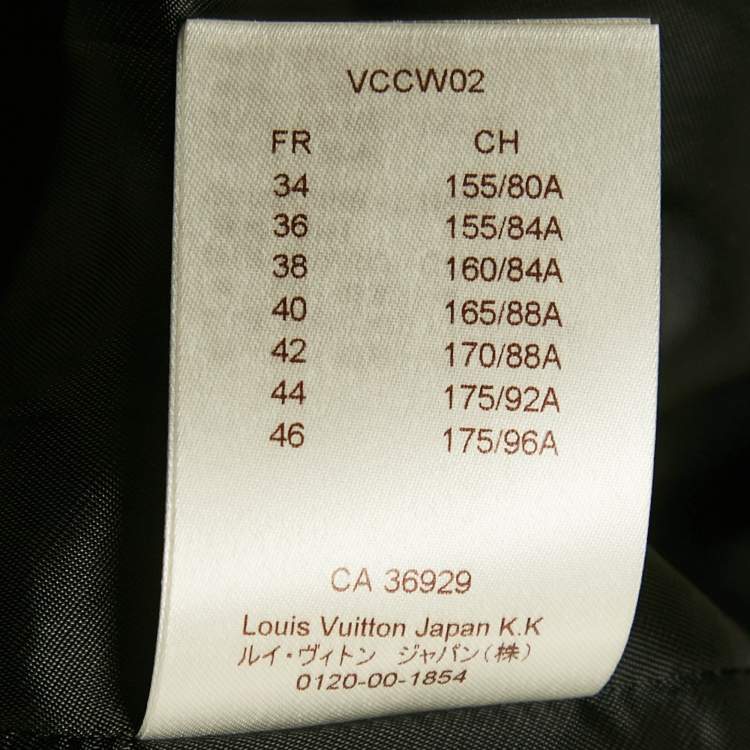 Pre Owned Louis Vuitton Black Wool Single Breasted Blazer M