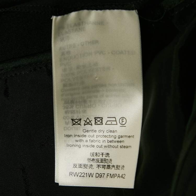 مملوكة مسبقًا Louis Vuitton Black Monogram Trim Jersey Cargo Trousers S