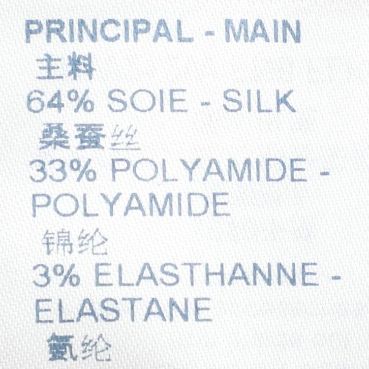 Pre Owned Louis Vuitton Black Monogram Jacquard Knit Crew Neck Half Sleeve T-Shirt S