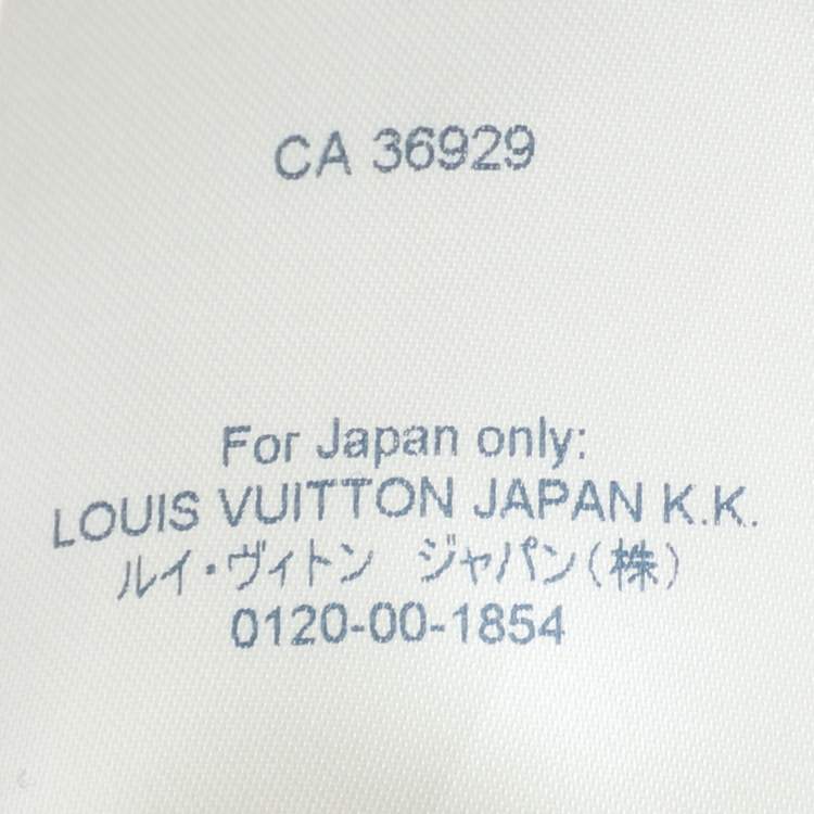 Pre Owned Louis Vuitton Black Monogram Jacquard Knit Crew Neck Half Sleeve T-Shirt S