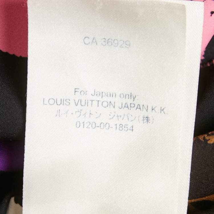 Pre Owned Louis Vuitton Multicolor Printed Jersey Shorts M