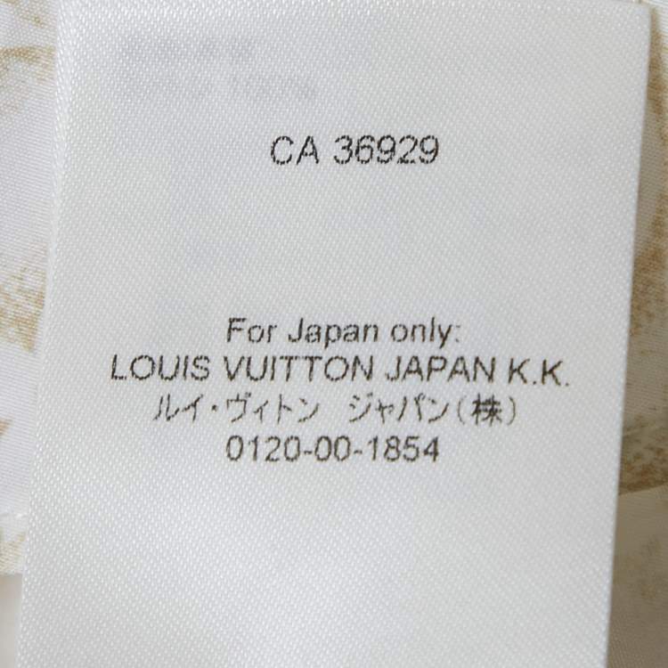 مملوكة مسبقًا Louis Vuitton Beige Monogram Cotton Long Sleeve Shirt XXL